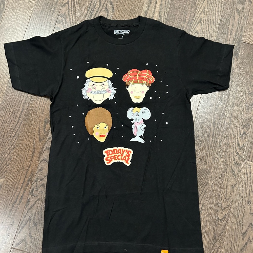 Retro TV Show Today’s Special Black Graphic Tee for Kids
